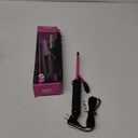 DAN Technology Small Ceramic Curling Wand with Adjustable Temperature for Tight Curls on Short & Long Hair (3/8 Inch, 10MM) (Pink)