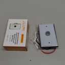 YCA1031 Photocell Sensor for Outdoor Lights, 120V Dusk to Dawn Light Control with Wall Plate Included, Post Eye Button Photocontrol, UL Listed