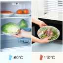 2 x 100pcs Extra Large Bowl Covers Bread Proofing, Fits Bowls Up to 13", Shower Caps for Sourdough Bread Baking Supplies accessories, BPA Free, Food Grade (Diameter 14")