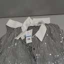 Sam Edelman Women's Astrid Oversized Button Down Shirt Standard, XL