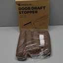 48 Inch Draft Stopper for Bottom of Doors and Windows, Heavy Duty Sound Proof Door Draft Guard Gap Snake, Weighted Under Door Noise/Cold Air/Wind Blocker, 2.6Lbs