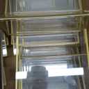 Floroom 12 Pack 5x7 Inch Clear Acrylic Sign Holders, Double-Sided Gold Display Stand Picture Frames for Table Numbers, Menus, Flyers, Weddings, and Offices