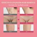 Body Hair Removal Cream for Women, Painless & Fast Acting for Legs, Bikini Line & Underarms, Sensitive Skin Friendly Depilatory Cream, 4.52 Oz