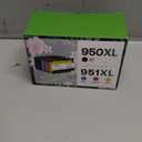 950XL 951XL Combo Compatible for HP 950 XL 951 XL Ink Cartridge Replacement for HP OfficeJet Pro 8600 8610 8620 8100 8630 8660 8640 8615 76DW 251DW (1 Black, 1 Cyan, 1 Magenta, 1 Yellow)