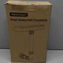 Dual Spray Pool Fountain, 10-20F Cooler Water for Above/In-Ground Pools, Dual Spray Waterfall Sprinkler Fountain, Adjustable Waterfall Cooling and Relaxation (Pool Waterfall Fountain)