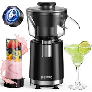 FEPPO Snow Cone Machine & Smoothie Blender 2 in 1, 700W Shaved Ice Machine