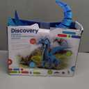 Discovery Frost-Breathing RC Dragon with Smoke Breath, Walking, Wing Flapping, Realistic Roaring Sounds| Light-Up Large Dinosaur Toy| Remote Control Robot Dino Mythical Creature|Kids Boys Gift| Age 6+ (Blue)