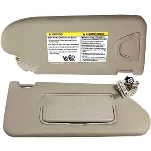Car Sun Visor Grey Beige Left Right Driver Passenger Side 96400-3TA2A for Nissan for Altima 2013 2014 2015 2016 2017 2018 96401-3TA2A