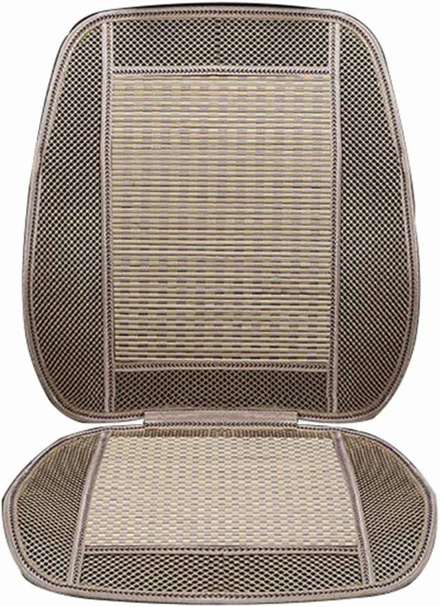 Autopeck Cooling Car Seat Covers Protector Cushion Standard Size Full Air Flow Ventilated Cover Pad Mat Breathable for Car Seat Driver Auto Chair Pads(Auotick is an Upgraded Version) (Beige)