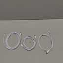 3-Pack [3.3FT+6.6FT+10FT] 60W USB C to USB C Cable, Type C to Type C Cable,Fast Charging Cable for iPhone 17 16 15 Pro Plus Pro Max Airfor Galaxy S25, for iPad Pro/Air, for MacBook and More (White)