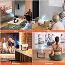 KDD Desktop Projector Mount - Ceiling/Wall Mount Projector with 360Adjustable - Universal Stand for LED Video Camera - Mini Wall Mounted Holder for Home Office School