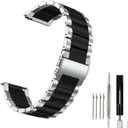 2 x Moran Stainless Steel Watch Band Quick Release Replacement Metal Strap 20mm 22mm for Men Women