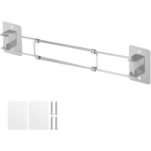 ABOOFAN Rv Shower Corner Storage Bar Adjustable Rod for Bathroom Organization Space-Saving Rv Bathroom Accessories Easy Installation for Toiletries and Essentials