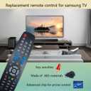 GHUST BN59-00687A Replacement Remote Control for Samsung TV LN19A450 LN26A450 LN26A450C1D LN32A450 LN32A450C1D LN32A450C1H LN32A450C3H LN32A540 LN32A540P2D LN37A450 LN37A450C1H LN37A450C1D