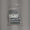 QCAA Adjustable Spring Hinge with Stainless Steel Screw, 3", Zinc, 4 Pack, Made in Taiwan