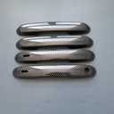 ZiWen Sport Door Handle Cover Trims for Toyota Grand Highlander Land Cruiser Prado Lexus GX 2024 2025 2026 (Carbon Fiber with 2 Keyless Holes)