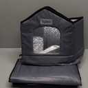 Weatherproof & Insulated Outdoor Cat House - Seamless Base Stays Dry,Easy Assembly, Warm Shelter for Community/Outdoor Cats(Large)