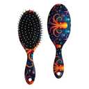 Hair Brush, Detangling Hair Brush, Soft Bristles for Effortless Tangle Removal, Detangler Hairbrush for Women Men Boys Girls Wet Dry All Hair Types (Orange Octopus)