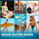 SIMARI Water Shoes for Women Men Swim Aqua Socks Beach Pool Essentials Barefoot Surf River Boat Kayak Sea Yoga Sand Exercise Sport Accessories Breathable Quick-Dry Adult Youth Kid Size SWS001