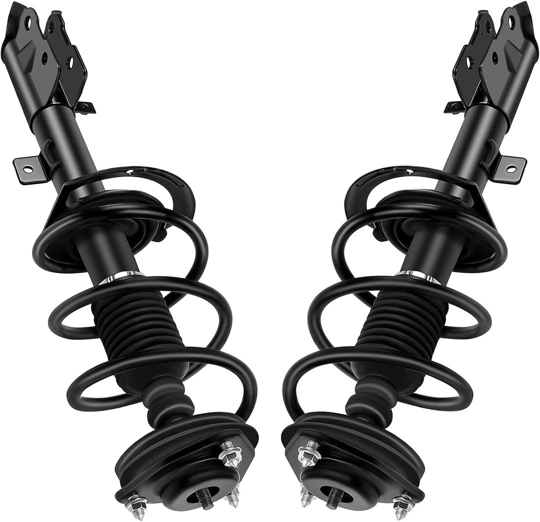 AUTOMUTO Strut Spring Assembly Front Pair Shock Absorber 172368 172367 for 2007-2012 for Dodge Caliber,2007-2010 for Jeep Compass,2007-2010 for Jeep Patriot FWD & 4WD - 2pc Set