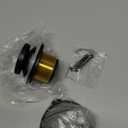 Tub Drain Tip-Toe Trim Set with Two-Hole Overflow Faceplate,Bath Tub Drains Conversion Kit with Universal Fine/Coarse Thread,Replacement Bathtub Drain Stopper Assembly(Matte Black)