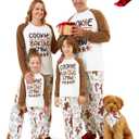 PATPAT Family Christmas Pjs Matching Sets Holiday Jammies Sleepwear Christmas Pajamas for Family Xmas Outfits with Socks (XX-Large, Khaki)
