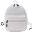 Small Backpack for Women and Girls, Mini Backpack Purse Stylish Lightweight Backpacks Casual Womens Backpacks with 2 Pockets (White)