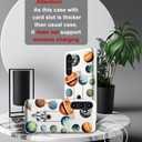 Compatible with Samsung Galaxy S24 Plus & S25 Plus Case Cute with Card Holder/Shockproof Slim Slot Wallet Phone Cover for Women for S24+ & S25+ / Astronaut Space Planets Spaceman Cosmo Galaxy