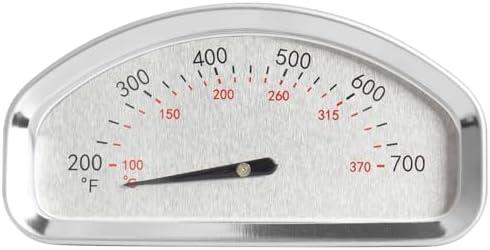 Smoker Thermometer for Cuisinart GAS2556AS GAS2456AS GAS2256AS, Grill Temperature Gauge Replacement for Cuisinart 2556 2456 2256