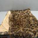 XeGe 20x54 Fluffy Leopard Print Body Pillow Cover, Cheetah Print Plush Fuzzy Faux Fur Body Pillowcase with Zipper, Farmhouse Shaggy Furry Long Pillow Cover for Pregnant Women Side Sleeper, Brown