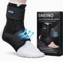 Ankle Brace for Women Men - Ankle Support Brace for Sprained Ankle, Ankle Stabilizer for Achilles, Tendon, Sprain, Injury Recovery, Lace up Ankle wrap for Running, Basketball, Volleyball (Ankle Brace, Large)