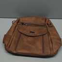 GAEKEAO Backpack Purse for Women Fashion Designer Ladies PU Leather Shoulder Bag Convertible Handbags for Travel Daily Use College Brown