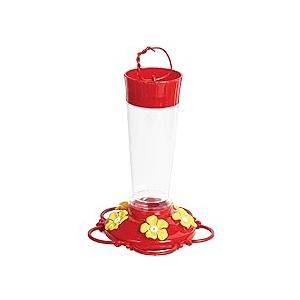 10 Oz Hanging Plastic Hummingbird Feeder for Outdoor Use