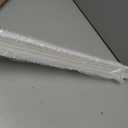 Pushglossy 2 Pcs 36" Slide on Door Sweep 1-3/4" Wide Vinyl Weatherstrip Seal for Exterior Doors, Energy Efficient Draft Stopper, Easy Slide in Installation, Blocks Dust/Insects/Noise (White)