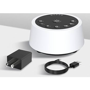 Color Noise Sound Machines with 10 Colors Night Light 25 Soothing Sounds and Sleep White Noise Machine 32 Volume Levels 5 Timers Adjustable Brightness Memory Function for Adults Kids Baby (Black)