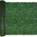 Artificial Ivy Privacy Fence Wall Screen, 40X120 in (33.5 sqft) UV-Anti Faux Boxwood Roll Panels Greenery Backdrop Ivy Vine Leaf Hedges Fence Panels for Indoor Outdoor Green Wall Decor