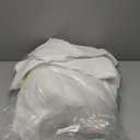 VLiving Waffle Duvet Cover Set, Duvet with 2 Pillow Covers Pure Cotton, White Colour Size - 100 X 90 Inches.