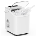 Sweetcrispy 22-lb Ice Per day Bullet Ice Maker with Self-Cleaning and 0.9 lbs Ice Storage White