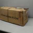 Upgraded Portable Sauna for HomeRelaxation, Steam Sauna for Home with Steamer, Remote Control, Folding Chair, 9 Levels (Black)