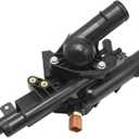 256002G500 Engine Coolant Thermostat Housing Assembly, Replacement for Kia Optima 2011-2016, Replacement for Hyundai Tucson Sonata 2009-2015, Replaces 25600-2G500