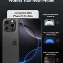 Belkin ScreenForce UltraGlass 2 Treated Screen Protector for iPhone 16 Pro Max - Scratch-Resistant, 9H Hardness Tested Glass w/Slim Design & Easy Align Tray for Bubble-Free Application