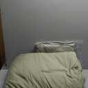 WRENSONGE Oversized Queen Comforter Set - 7 Pieces Sage Green Bed in a Bag Queen with Sheets, 2 Pillow Shams, and 2 Pillowcases- Warm Bedding Sets Queen for All Season