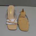 DREAM PAIRS Women’s Comfort Bow Kitten Heel Sandals, Size 6