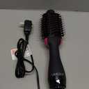 Dual Voltage Hair Dryer Brush with Negative Ion Anti-frizz Styler - Hot Air Volumizer for 110V-120V/220V-240V European and Travel Use