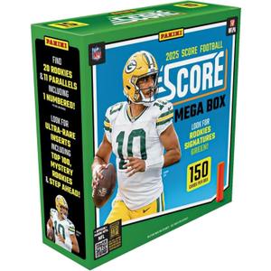 202526 Panini Score NFL Football Mega Box  Official Trading Cards  Mega Box Exclusive Parallels, Rookie Cards & Inserts  Sealed Retail Box