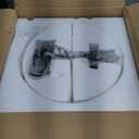 Lingkai Vintage Antique Brass Dome Pendant Light, 11.8'' Pendant Lights Kitchen Island, Hanging Ceiling Light Striped Metal Shade