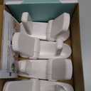 Door Lever Locks (4 Pack) - Prevents Toddlers from Opening Doors - Durable ABS with 3M Adhesive - Easy One-Hand Operation for Adults, No Tools Needed (White)