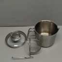 8 Cup Saucepan With Glass Lid,1.5QT Multipurpose Small Pasta Pot with Insert Steamer Basket for Boiling Sauce, Gravies, Pasta, Noodles