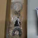 Closet Rods for Hanging Clothes, 17 to 84 Inches Stepless Adjustable Metal Closet Rod, 1.3 Inches Heavy Duty Clothes Hanging Rod for Closet Wardrobes Laundry RV, Black