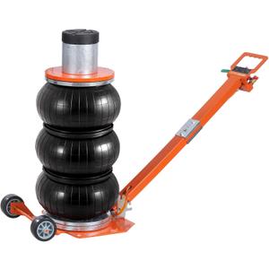 VEVOR Air Jack, 3 Ton/6600 lbs Triple Bag Air Jack, with Heightened Column Lifting Up to 21.3 Inch & Adjustable Handle, with Thick Rubber Pad, 1-6S Lifting Pneumatic Bag Jack Fits for Car, SUV
